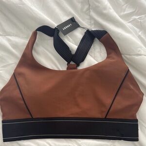 Legendary athletic Brown Sports Bra and leggings set
